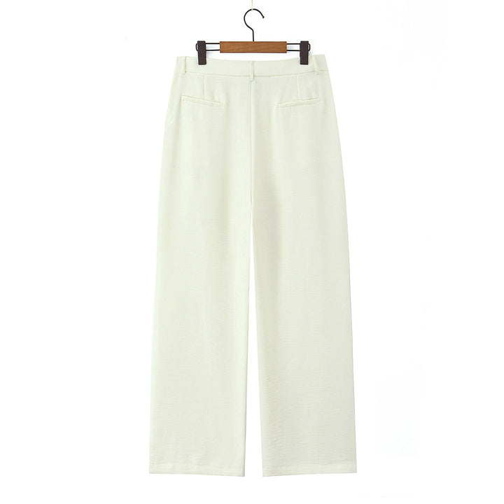 Damen Leicht fallende Highwaist Palazzohose mit weitem Bein und Bügelfalte Echo Archiv