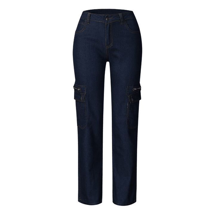 Damen Cargo-Jeans mit praktischen Seitentaschen und moderner Schnittführung Echo Archiv