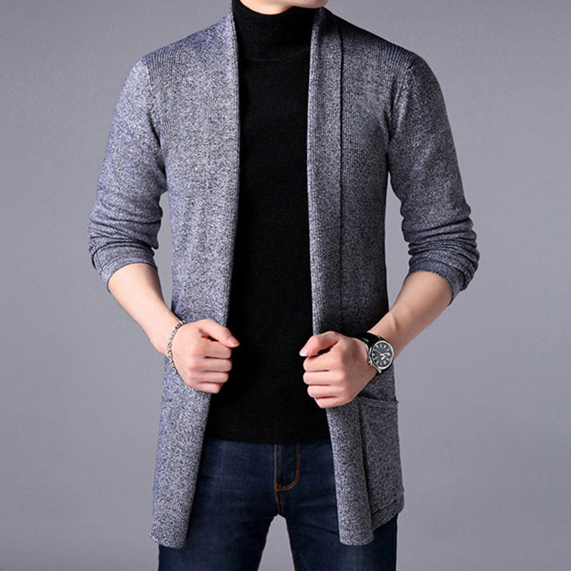 Herren Strickjacke mit offenem Schnitt und praktischem Taschen Echoarchiv