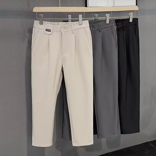 Herren schlanke Chino-Hose mit elegantem Schnitt und atmungsaktivem Material Echoarchiv