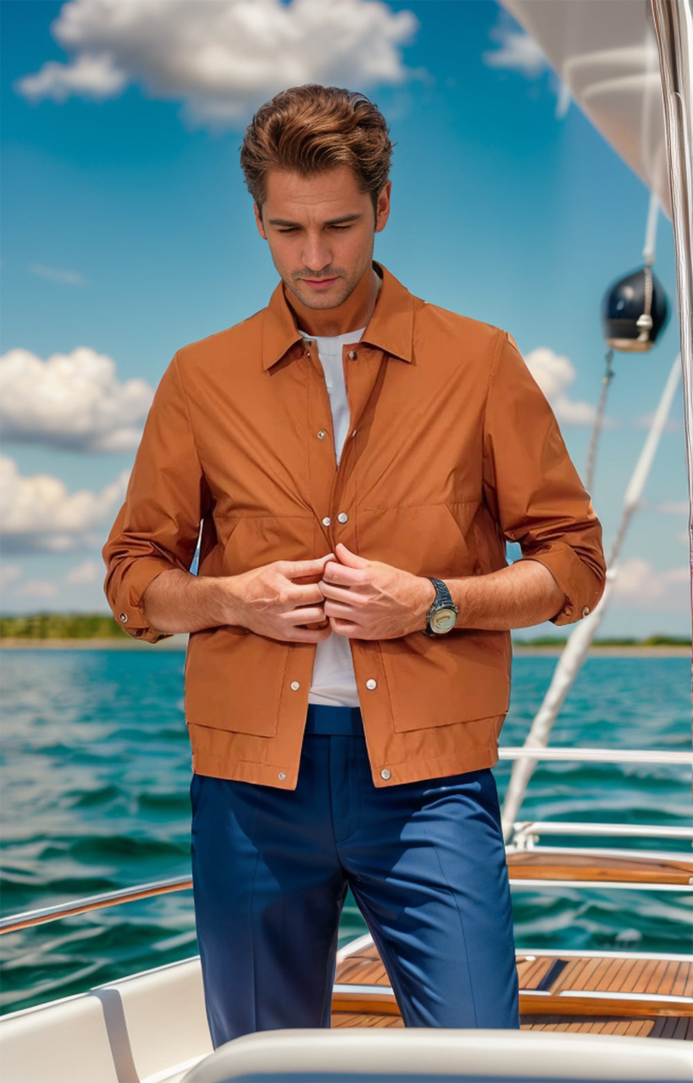 Herren leichte Outdoor-Jacke Echoarchiv