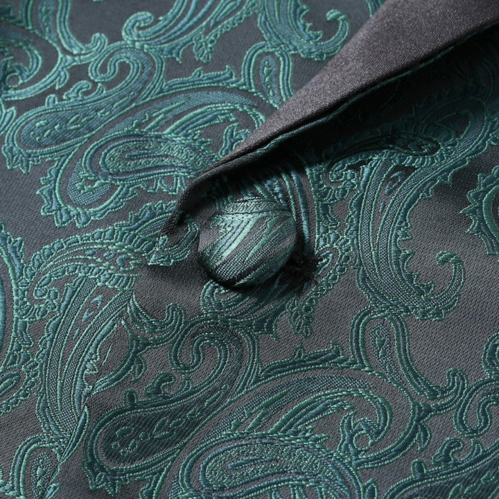 Herren elegante Weste mit luxuriösem Paisleymuster Echoarchiv