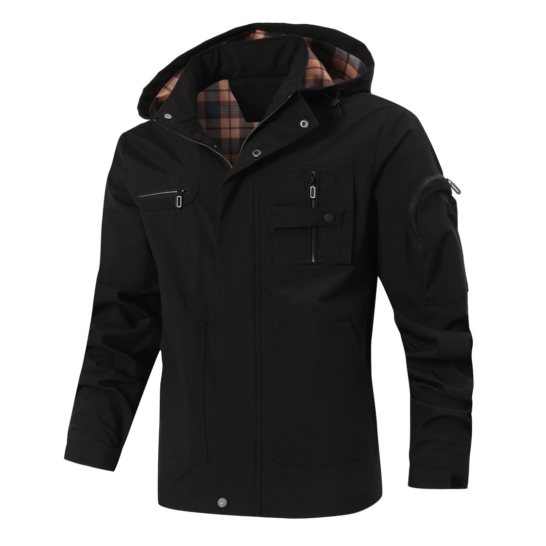 Herren vielseitige Outdoor-Jacke mit praktischen Taschen Echoarchiv