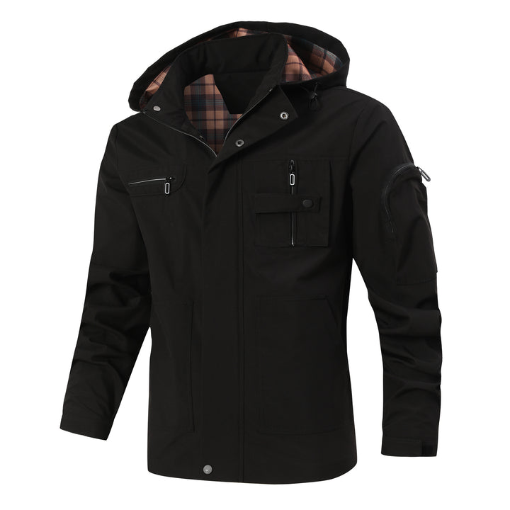 Herren vielseitige Outdoor-Jacke mit praktischen Taschen Echoarchiv