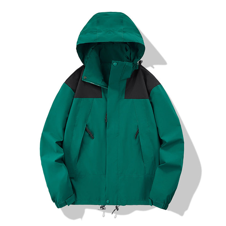 Unisex Leichte technische Softshell-Outdoorjacke mit Kapuze und verstellbarem Saum Echo Archiv