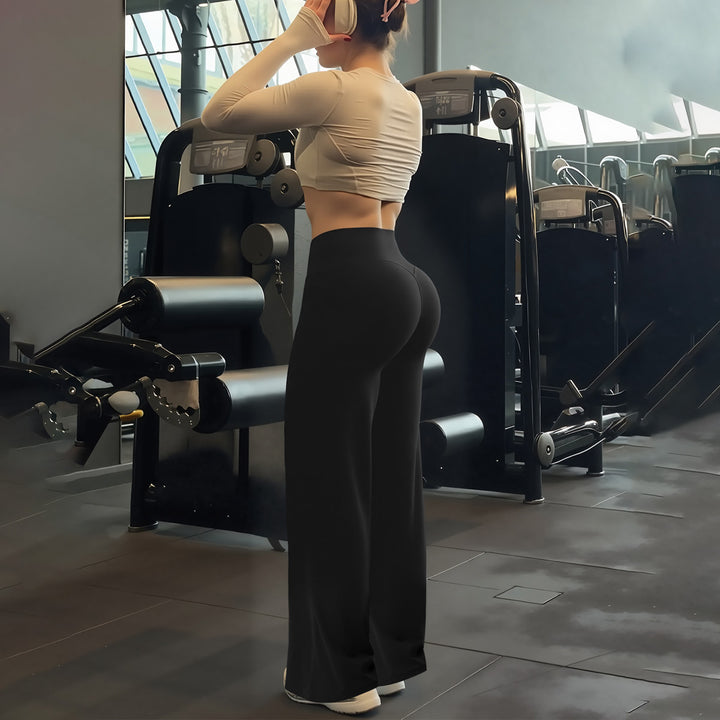 Damen Sportleggings mit hohem Bund und atmungsaktivem Material Echo Archiv