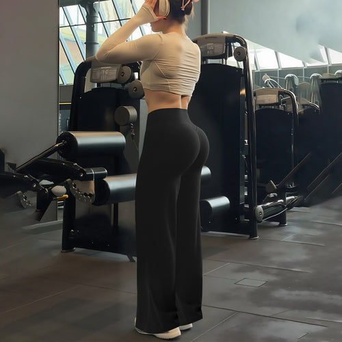 Damen Sportleggings mit hohem Bund und atmungsaktivem Material Echo Archiv
