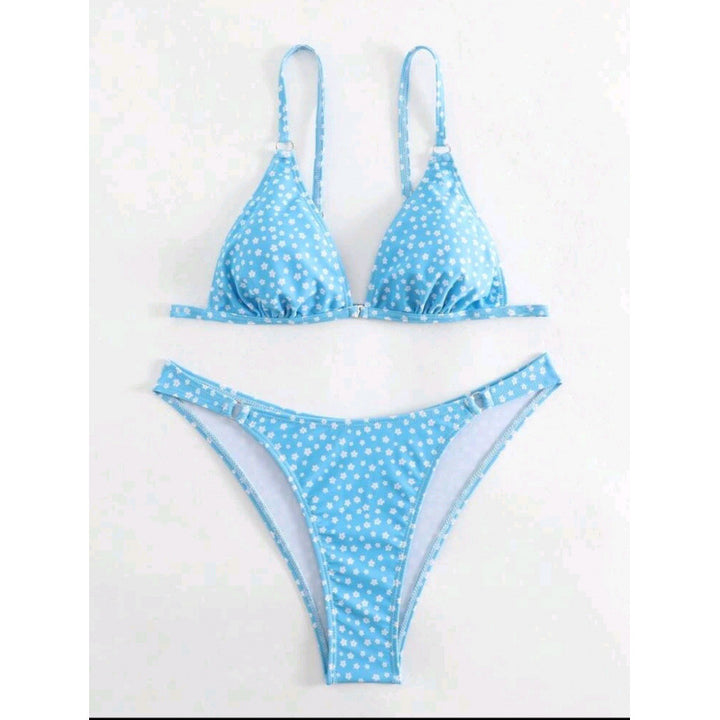 Damen Triangel-Bikini mit verspieltem Muster Echo Archiv