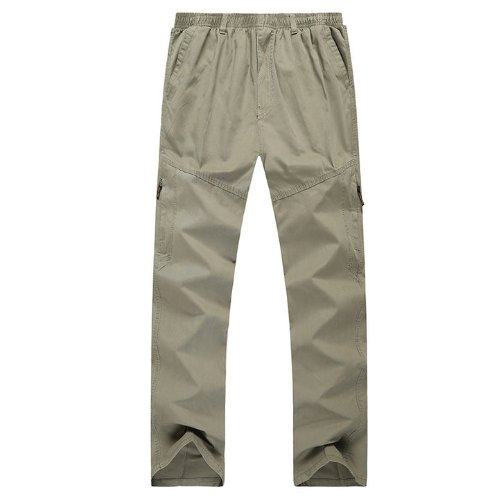 Herren Cargohose mit elastischem Bund, multifunktionalen Utility‑Taschen und geradem Schnitt Echoarchiv
