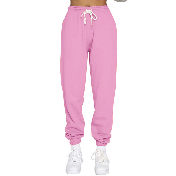 Damen Komfortable Jogginghose mit verstellbarem Bund und elastischen Bündchen Echoarchiv