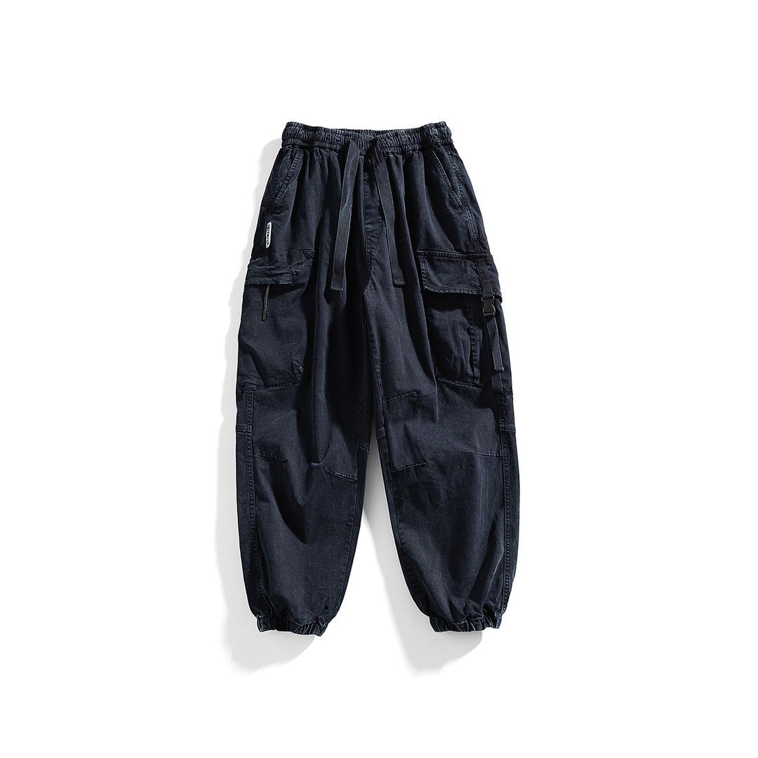 Herren Utility-Cargo-Jogger mit Gummibund, Mehrfachtaschen und Kordelzug Echo Archiv