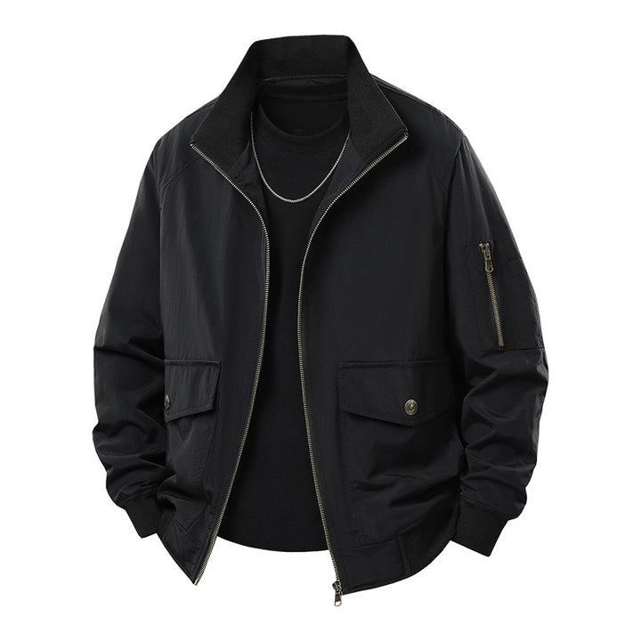 Herren Sportliche Jacke mit hohen Kragen und praktischen Taschen Echo Archiv