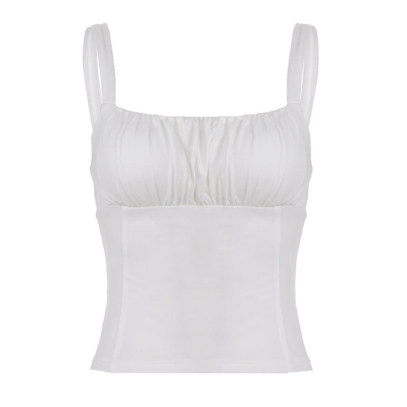 Damen-Bustier-Oberteil mit schmeichelnder Passform und feinen Rüschen Echo Archiv