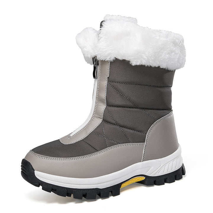 Damen Gefütterte Thermo-Winterstiefel mit Reißverschluss und rutschfester Profilsohle Echo Archiv