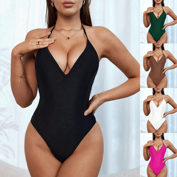 Damen Neckholder Einteiler Badeanzug Echo Archiv