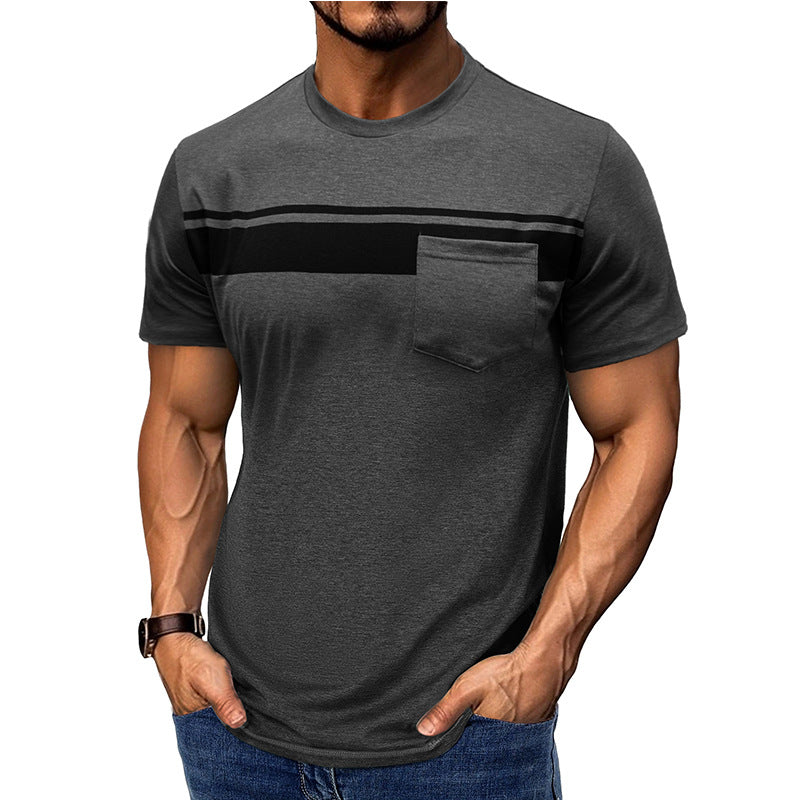 Herren Halbarmshirt mit dekorativer Brusttasche Echoarchiv