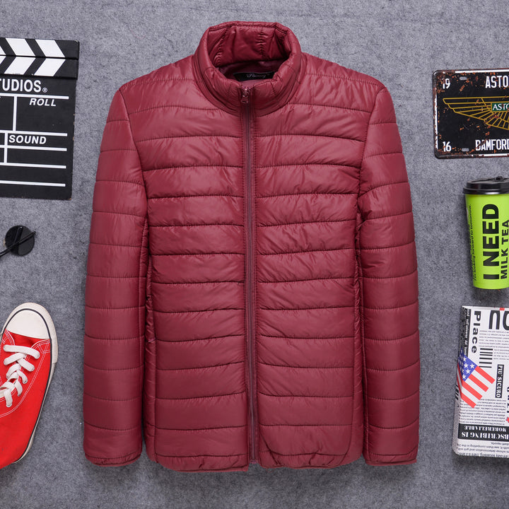 Herren nan ultraleichte Steppjacke mit Stehkragen und durchgehendem Reißverschluss Echo Archiv