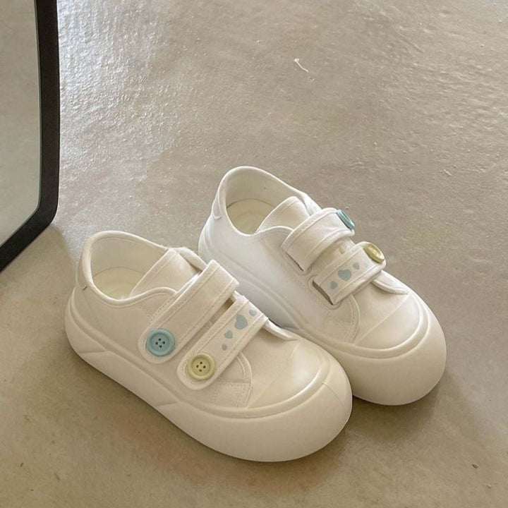 Damen Sneakers mit farbigen Knopf-Details und flexiblem Design Echo Archiv