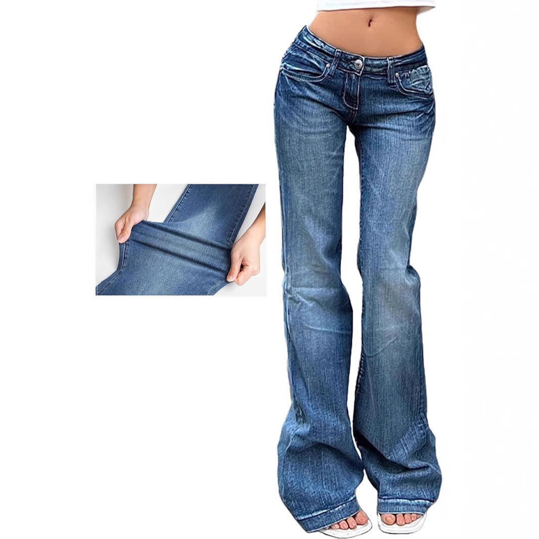 Damen Bootcut-Jeans mit flexibler Passform und hohem Bund Echo Archiv