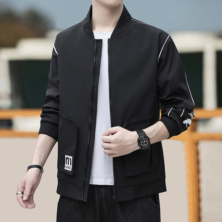 Herren leichte Sportjacke mit funktionalen Taschen und elastischen Einsätzen Echoarchiv