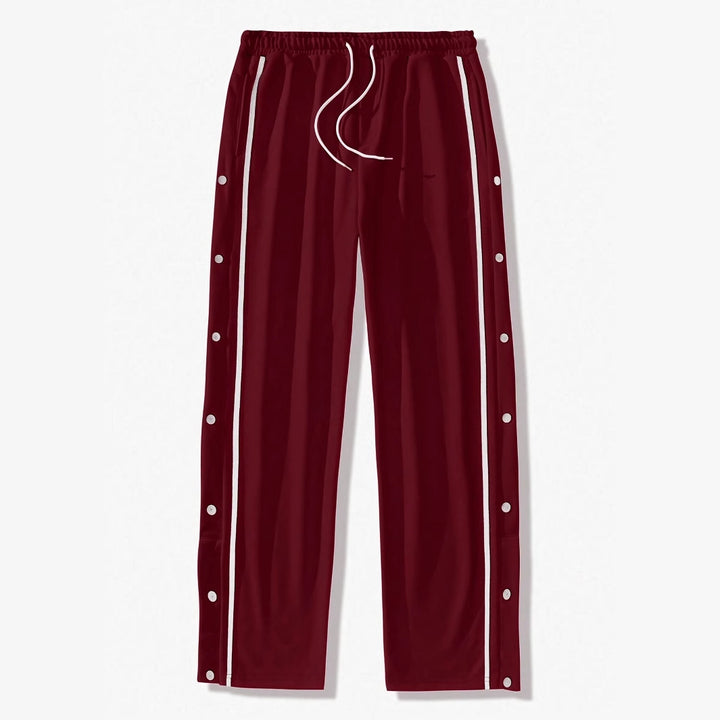 Herren Sportliche Freizeithose mit Knopf-Details Echoarchiv