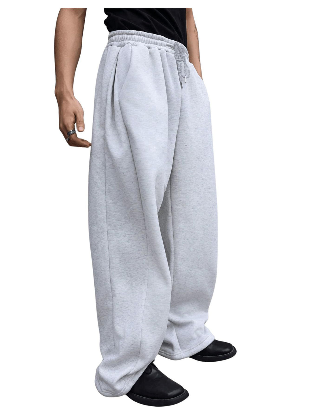 Herren nan lockere Oversize Jogginghose mit elastischem Bund und Kordelzug Echo Archiv