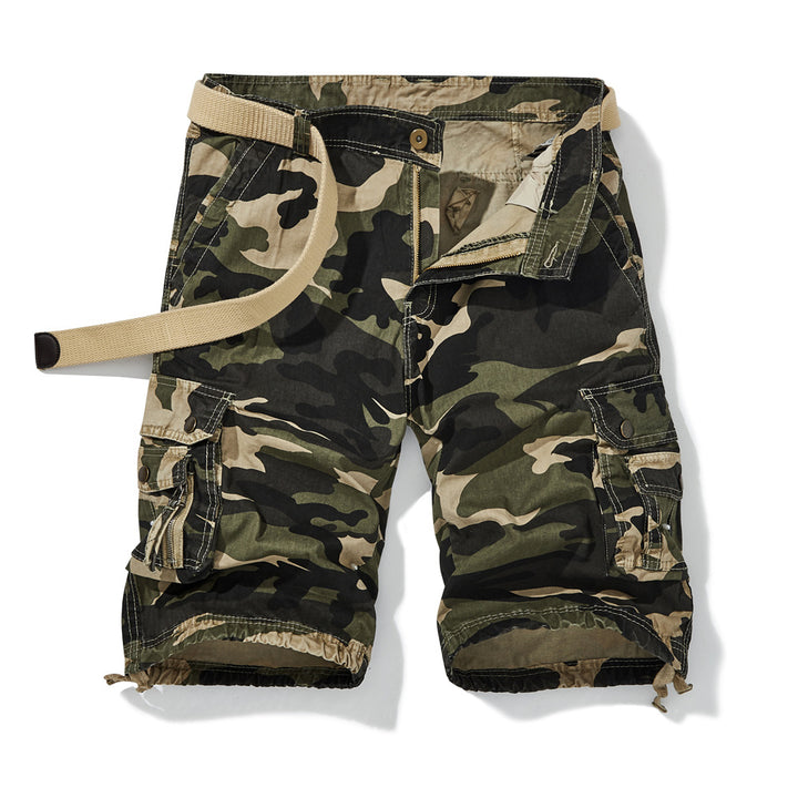 Herren Cargo-Shorts mit vielseitigen Taschen und verstellbarem Bund Echoarchiv