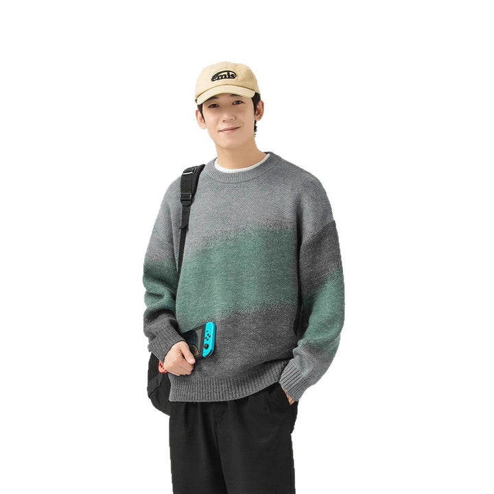 Damen Hochwertiger Rundhalsausschnitt Pullover Echoarchiv