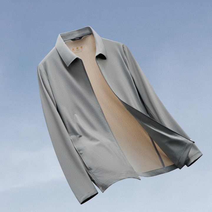Herren leichte Übergangsjacke im minimalistischen Design Echoarchiv