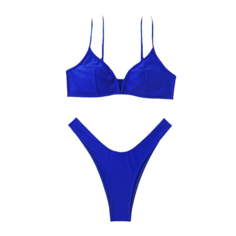 Damen Triangel-Bikini mit tiefem V-Ausschnitt Echo Archiv