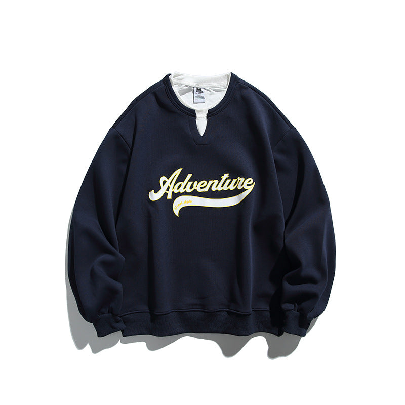 Unisex Oversize-Sweatshirt mit Lagenkragen, weichem Fleece und Statement-Print Echo Archiv