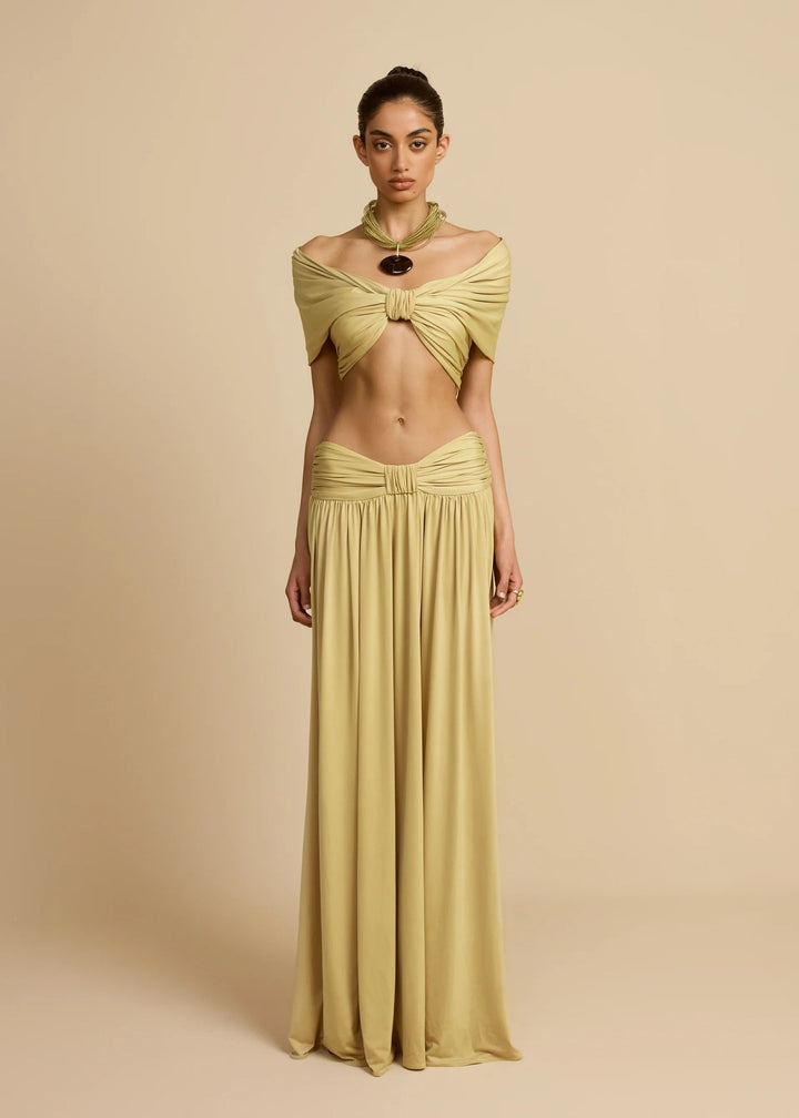 Damen Elegantes Maxikleid mit innovativem Knotted-Design Echo Archiv