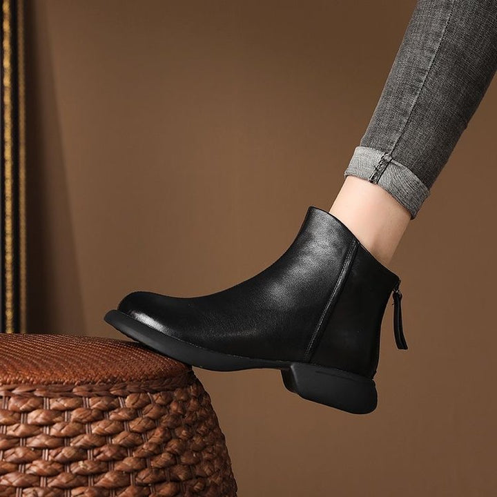 Damen Elegante Ankle Boots mit Reißverschluss Echo Archiv