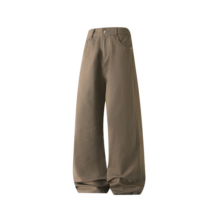 Damen Weitgeschnittene Hochtaillierte Stoffhose Echo Archiv