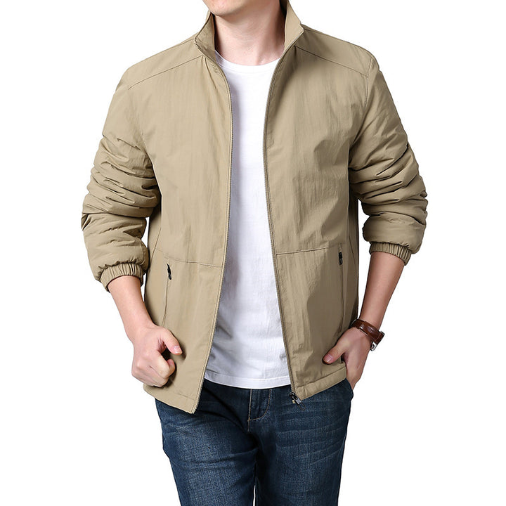 Herren Leichte Übergangsjacke mit elastischen Bündchen Echo Archiv
