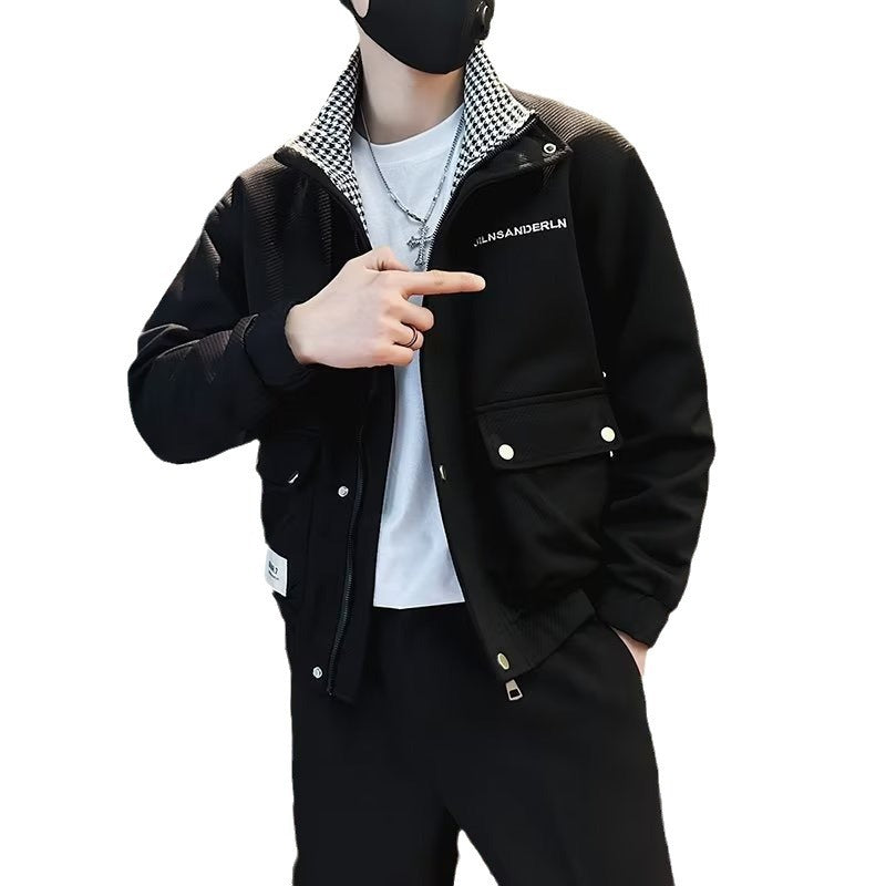 Herren lässige Utility-Jacke mit innovativen Details und praktischem Design Echoarchiv