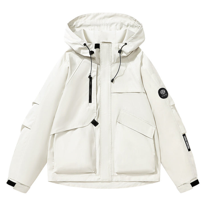 Damen Utility-Softshelljacke mit Kapuze, wasserabweisender Membran und Multifunktionstaschen Echo Archiv