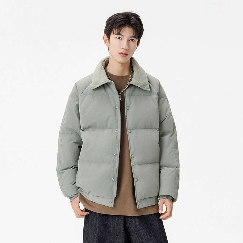 Herren Gepolsterte Winter-Steppjacke mit Teddykragen und winddichter Thermofüllung Echo Archiv