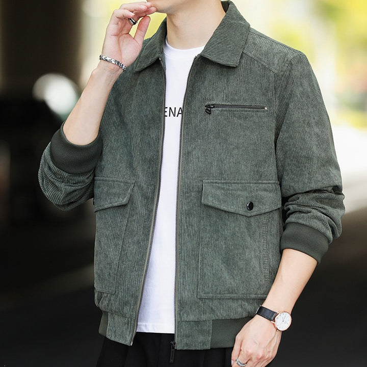 Herren Moderne Utilityjacke mit praktischen Taschen Echo Archiv