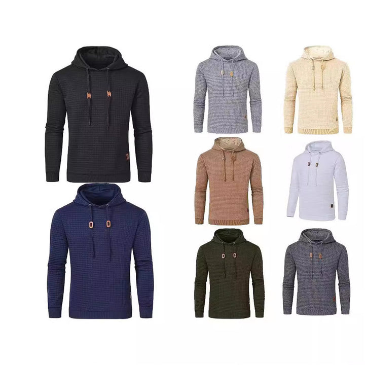 Herren Kapuzensweater mit strukturiertem Design Echoarchiv