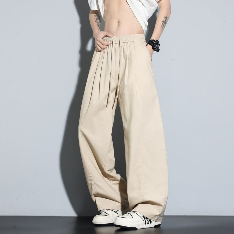 Damen Weite Lagen-Loungehose mit Cargo-Details & elastischem Tunnelzug Echoarchiv