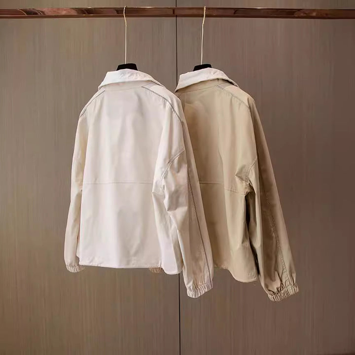 Damen Praktische und lässige Übergangsjacke Echoarchiv