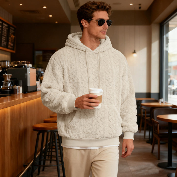 Herren Kuscheliger Kapuzenpullover Echoarchiv