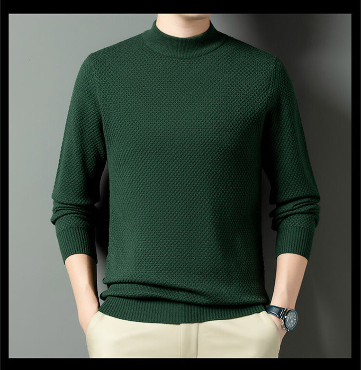 Herren Strukturierter Pullover im modernen Design Echoarchiv