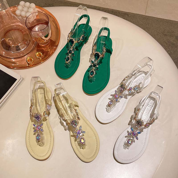 Echoarchiv Strass-Sandalen