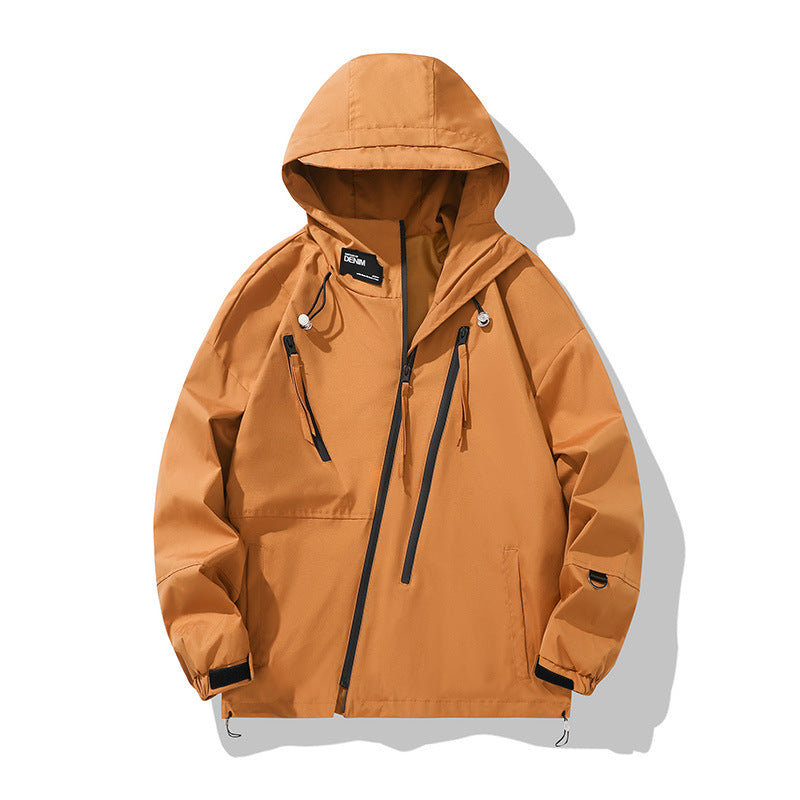 Herren Funktionsjacke mit vielseitigen Taschen und wasserdichtem Design Echoarchiv