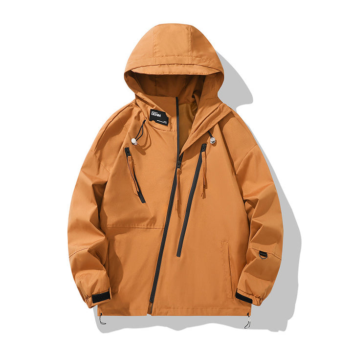 Herren Funktionsjacke mit vielseitigen Taschen und wasserdichtem Design Echoarchiv
