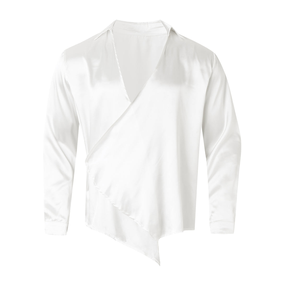Damen Satin-Wickelbluse Echoarchiv