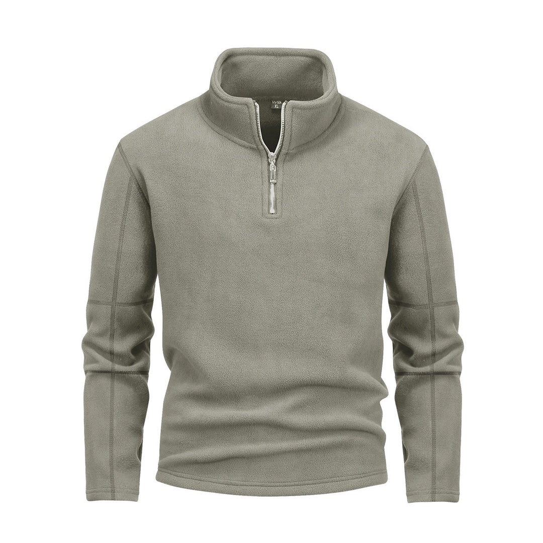 Herren nan Fleece-Halbzip-Pullover mit Stehkragen und flauschiger Mikrofleece-Qualität Echo Archiv