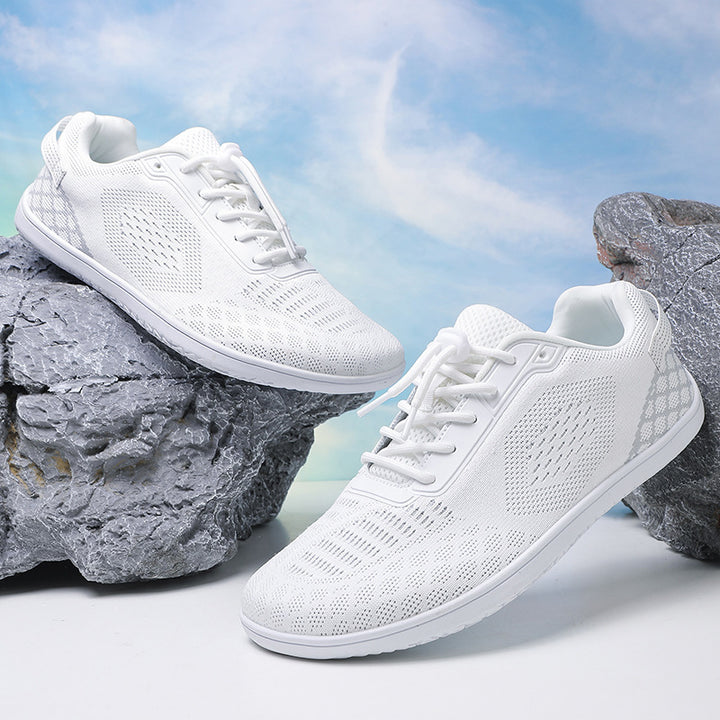 Unisex nan barfuß-inspirierter Strick-Sneaker mit elastischer Passform, Schnellzugkordel und griffiger Vollgummi-Laufsohle Echo Archiv